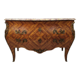 Curved Louis XV chest of drawers