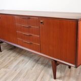 Scandinavian row in solid teak 1960