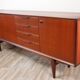 Scandinavian row in solid teak 1960