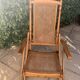 Fauteuil à bascule pliant vintage