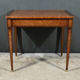 Small Marquetry Desk Table, Louis XVI style – 2nd part of the 19th century