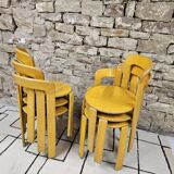 Lot of vintage bruno rey 1970" chairs