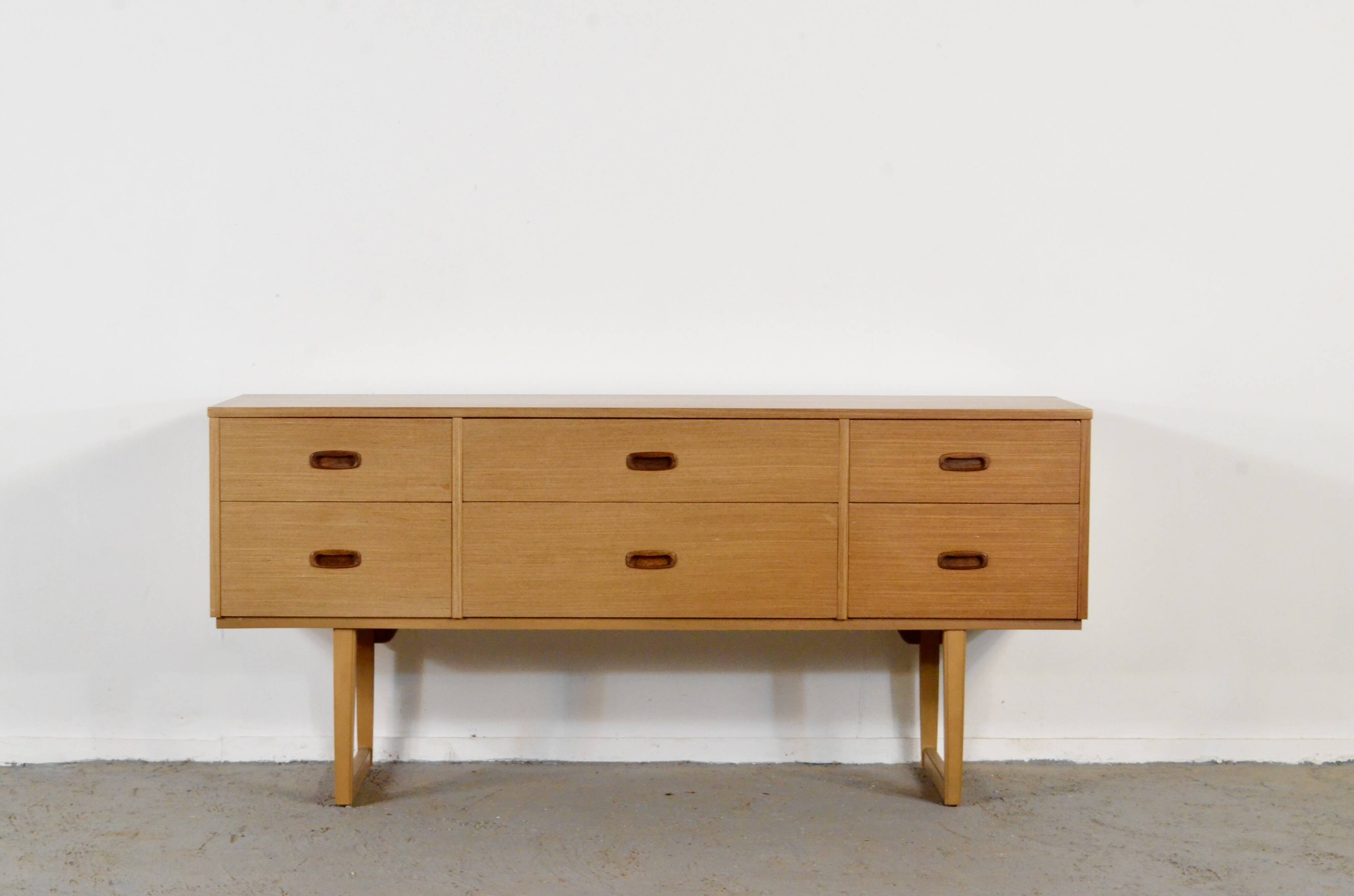 Midcentury Teak Sideboard /Dressing Table / Drawers. Vintage Modern / Retro