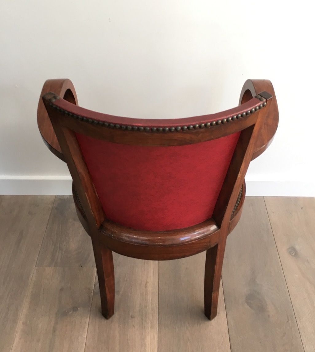 Rare set of 8 Art Deco armchairs.
