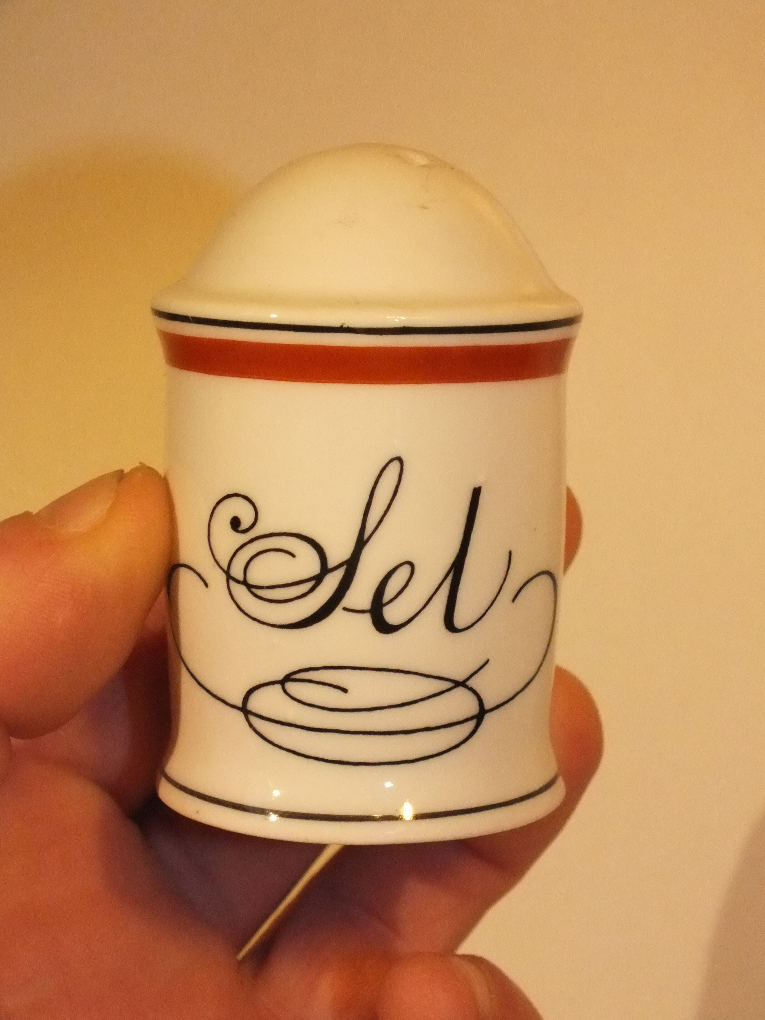 Auteuil porcelain condiment service - Bistrot line by Lobjoy