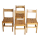 Charlotte Perriand (selection of) for Les Arcs, set of 4 chairs, France, circa 196
