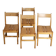 Charlotte Perriand (selection of) for Les Arcs, set of 4 chairs, France, circa 196