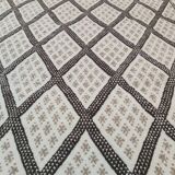 Traditional handmade white and grey carpet 178x125cm