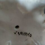 Vase in italian porcelain