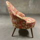 Vintage toad armchair with flowers