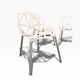Pair of Chair One chairs — Konstantin Grcic for Magis, aluminium