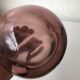 Scandinavian thick glass vase circa 1960 - 1970