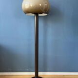 Vintage brown acrylic glass mushroom floor lamp