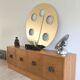 Italian Sideboard – Sculptural Wood with Bronze Handles, 1970s