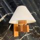 Set of wall sconces in pine, Modern Scandinavian style by Uno Dahlen for Aneta, 1970s.