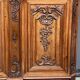 Louis XV style carved walnut chest of drawers