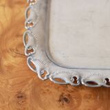 Silver-plated metal tray