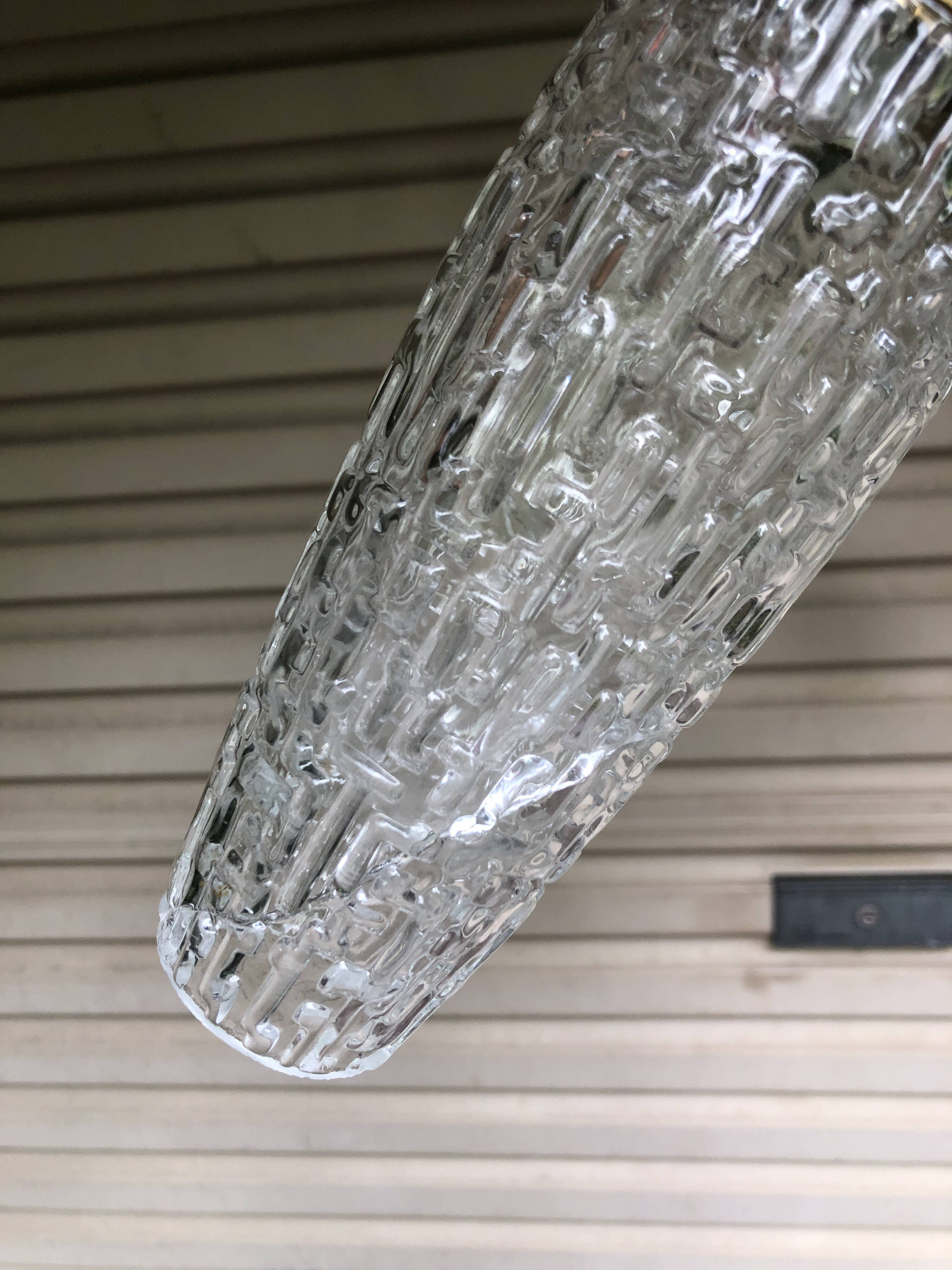 Vintage 5-light chandelier, 50's