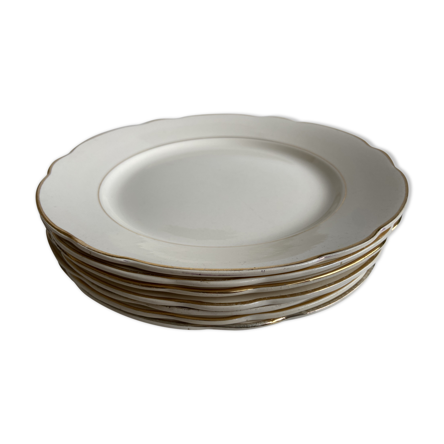 Set of 7 plates Digouin Sarreguemines