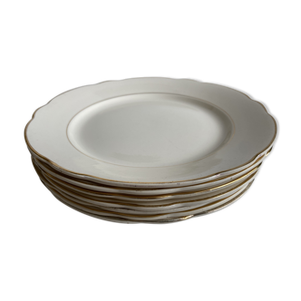 Set of 7 plates Digouin Sarreguemines