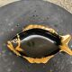 Empty pocket, small dish Fish, glazed ceramic, slip, VALLAURIS style, vintage