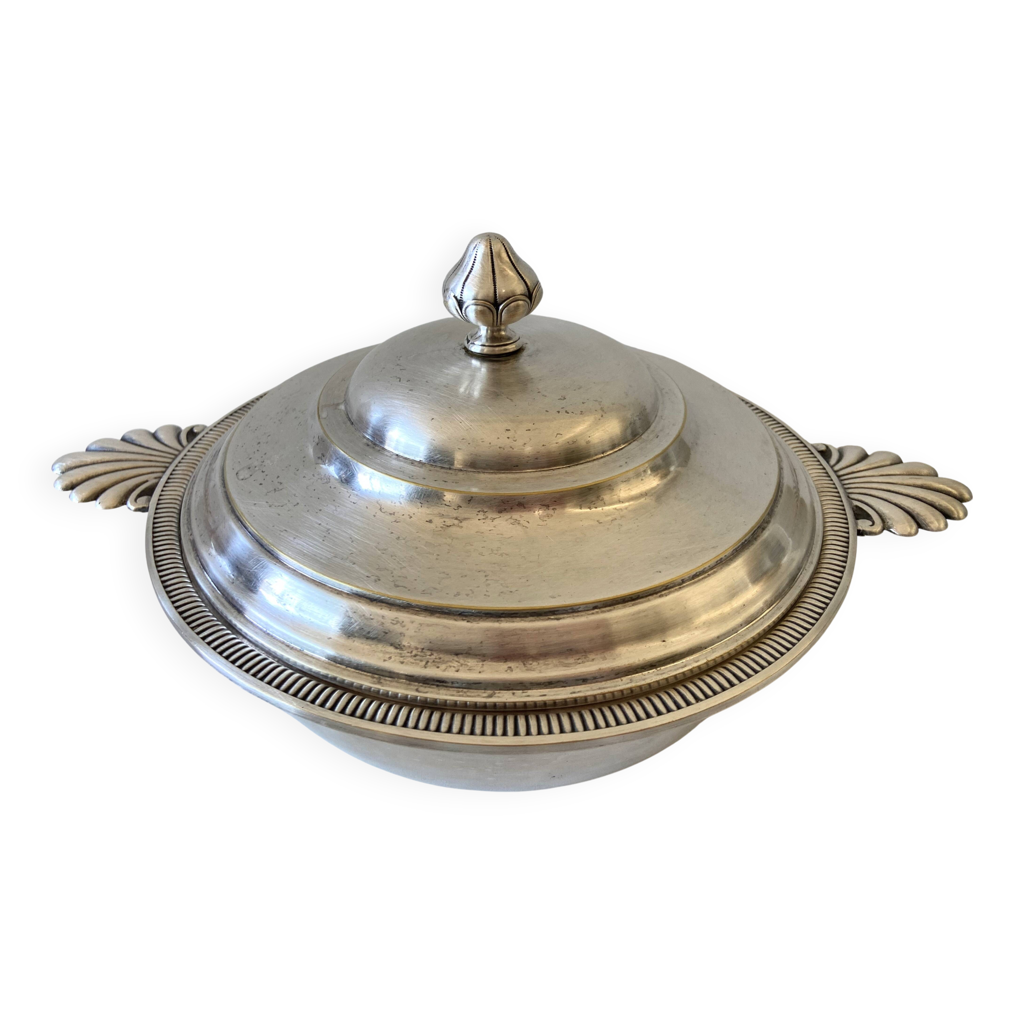 Louis XVI Style Vegetable Soup Tureen Period 1900 Master Goldsmith Morin Georges