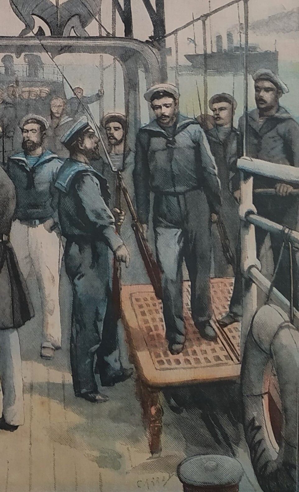 The Officers of the 'Petersburg' 1904