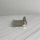 Set of 5 silver-plated swan knife rests