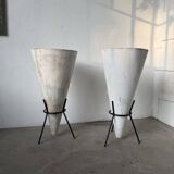 Willy Guhl planter cones x2