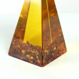Bougeoir vintage en résine, Tchécoslovaquie, années 1960