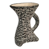 Vintage Fat Lava Ceramic Vase