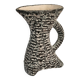 Vintage Fat Lava Ceramic Vase