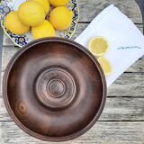 Vintage wooden standing fruit cup