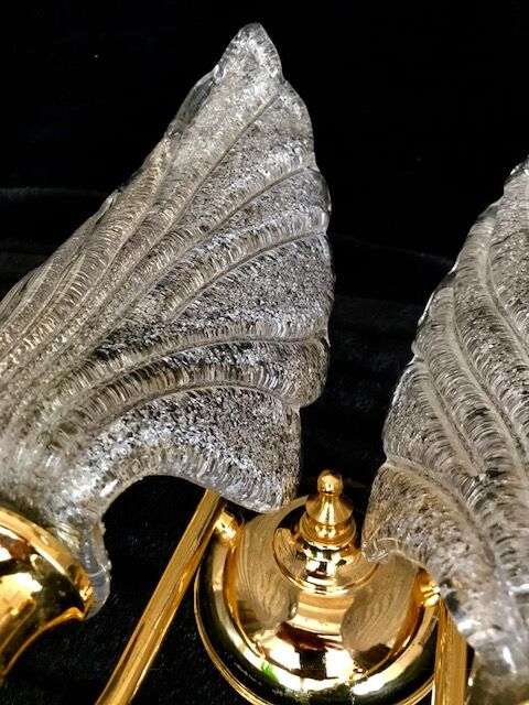 Pair of lamps & Barovier Toso Murano