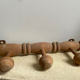 Wall coat rack with 3 hooks