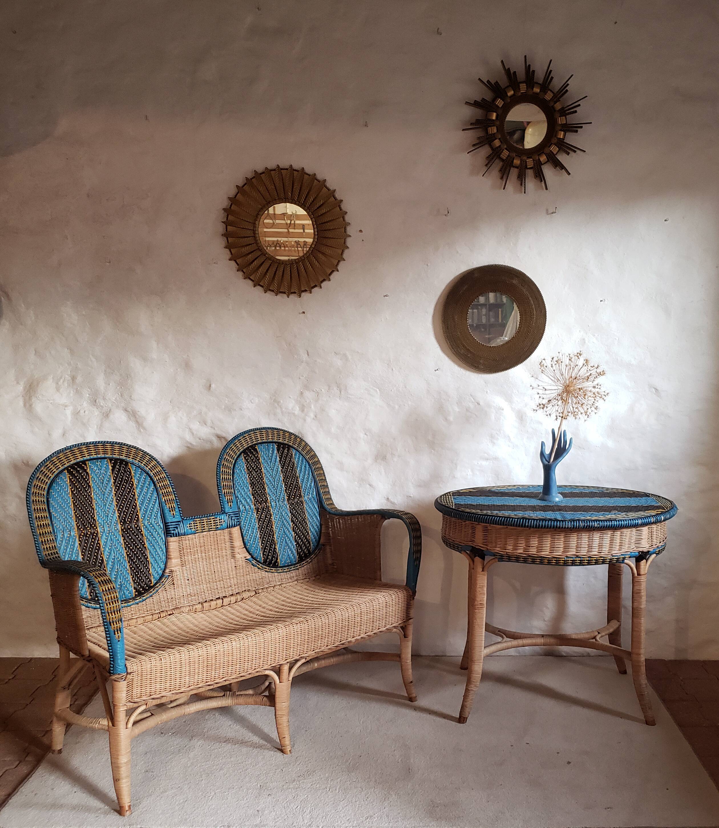 1930 rattan lounge set