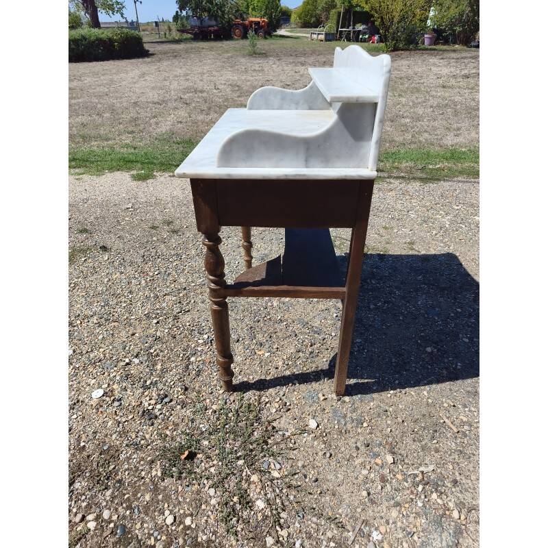 White marble dressing table
