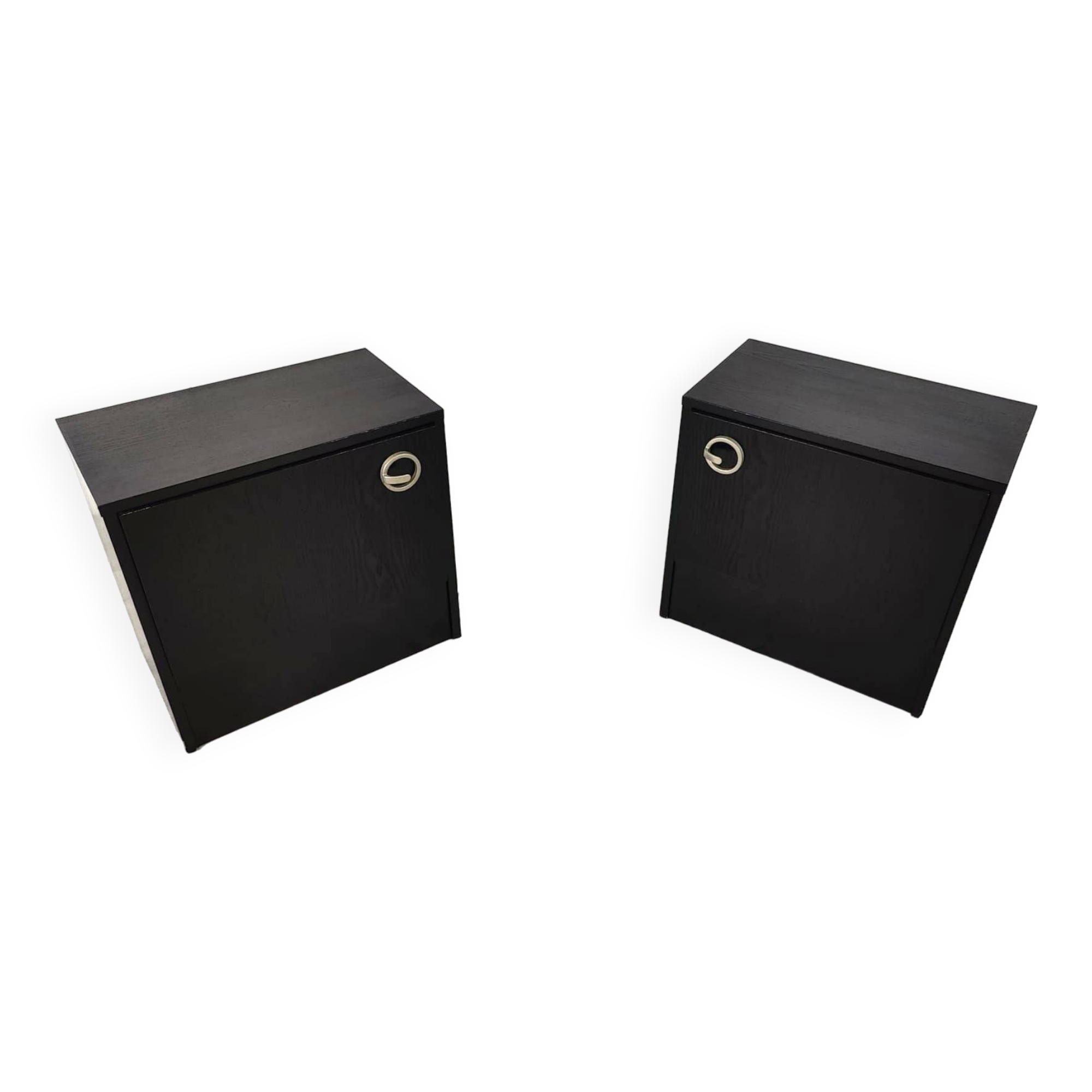 Paire de tables de chevet, années 1970