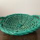 Large woven ceramic basket