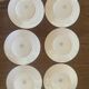 6 assiettes plates à compartiments Digoin Sarreguemines