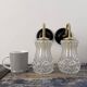 Art Deco glass wall lights