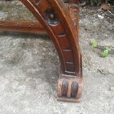 Dagobert walnut armchair