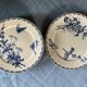 Lot of 7 plates, motiv flower and butterfly