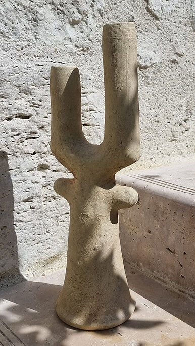 Tamegroute ceramic candle holder