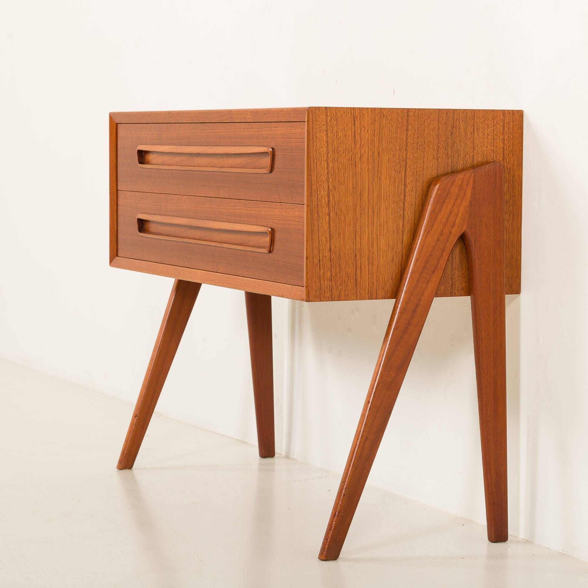 Danish petite teak dresser by Svenstrup Mobler, 1960s
