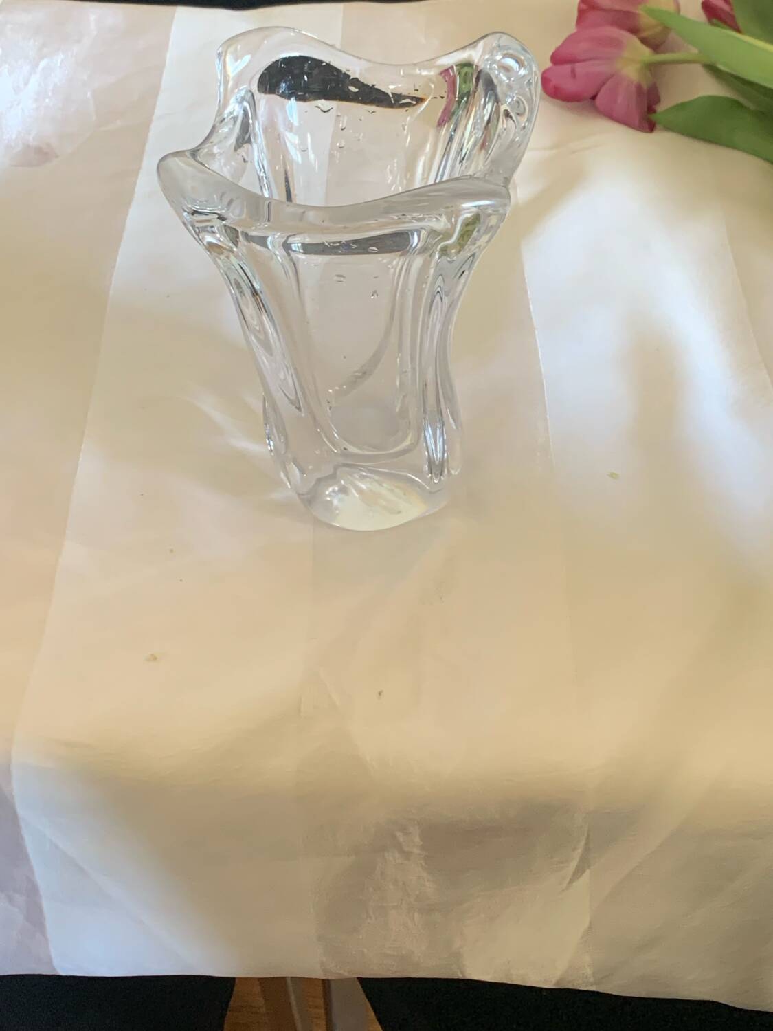 Daum Corolla vase - signature “Daum France”