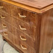 Chest of drawers veneer furniture with drawer art deco 1925 to 40
