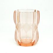 Art Deco vase, crystal, Moser, Czechoslovakia, 1930s