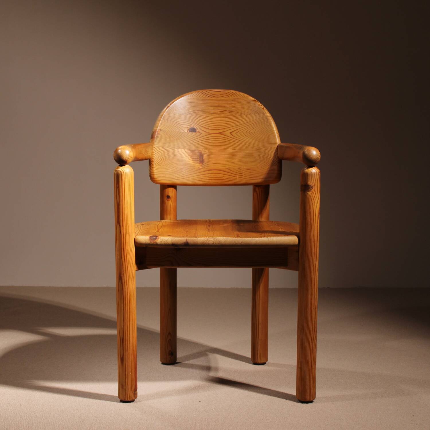 6 fauteuils par Rainer Daumiller en bois de pin, Danemark années 1980