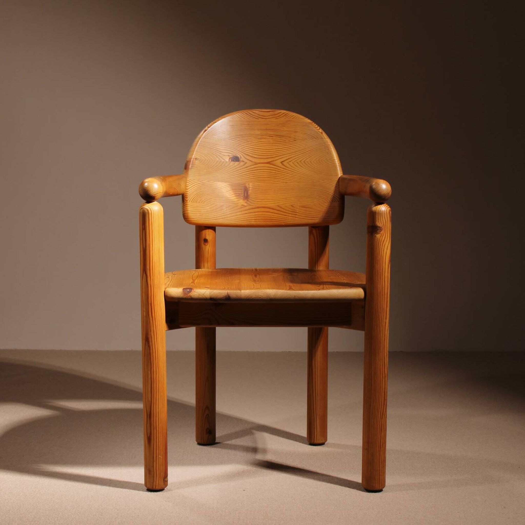6 fauteuils par Rainer Daumiller en bois de pin, Danemark années 1980
